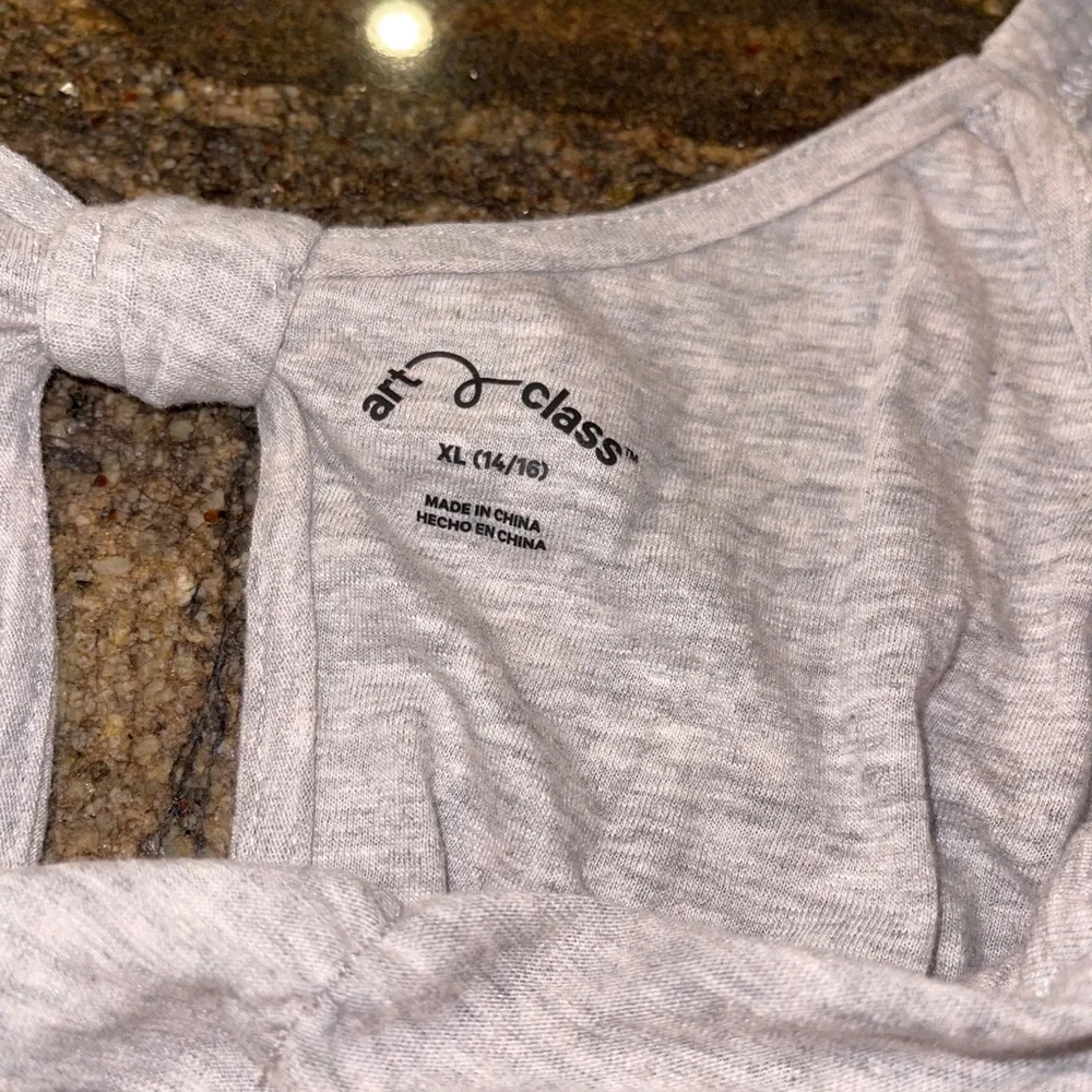 Girls’ Tie-Back Peplum‎ Tank Top